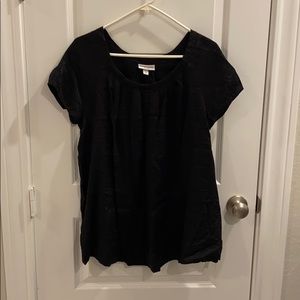 Black maternity top
